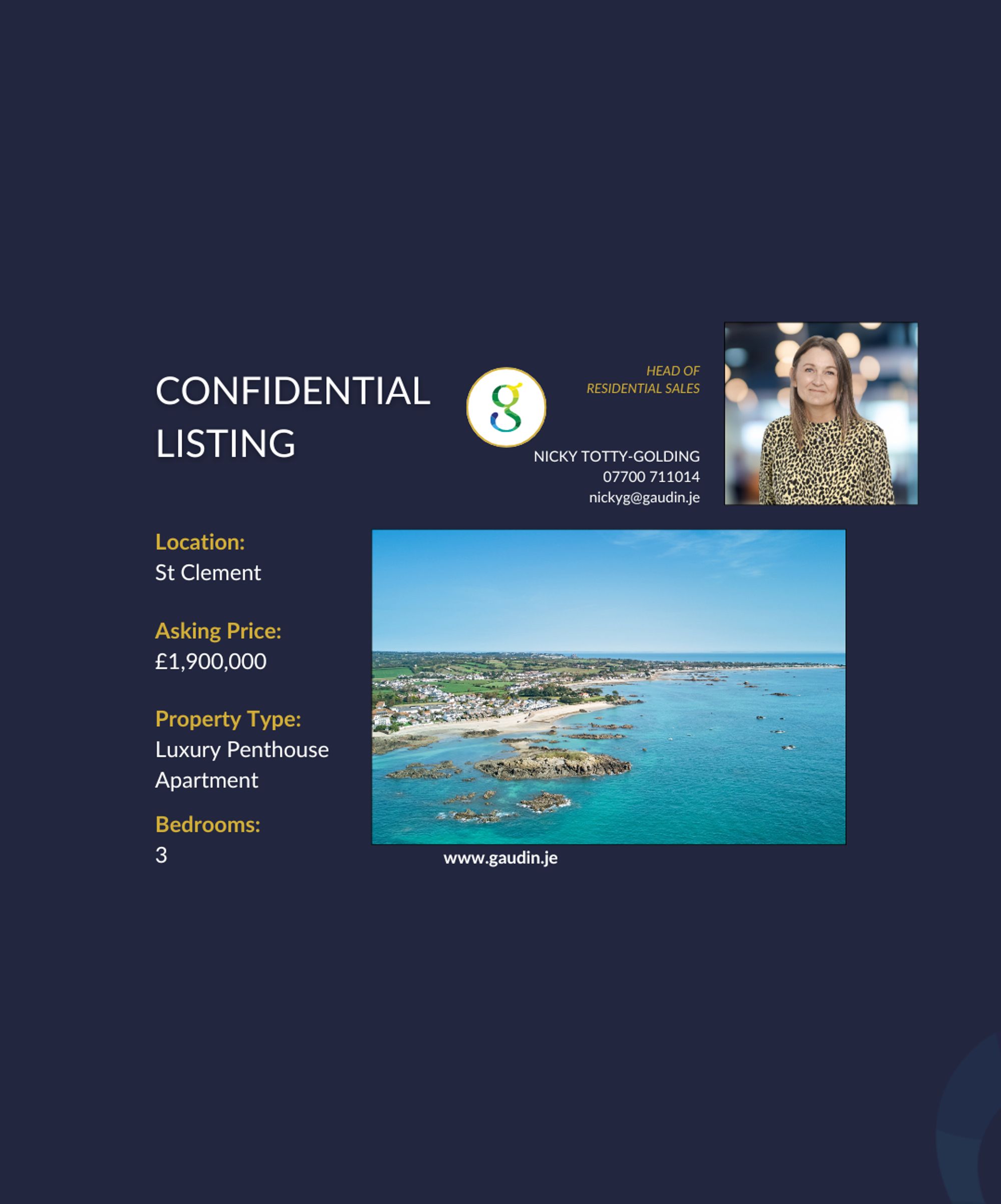 4 bed Apartment For Sale in St. Clement, Jersey