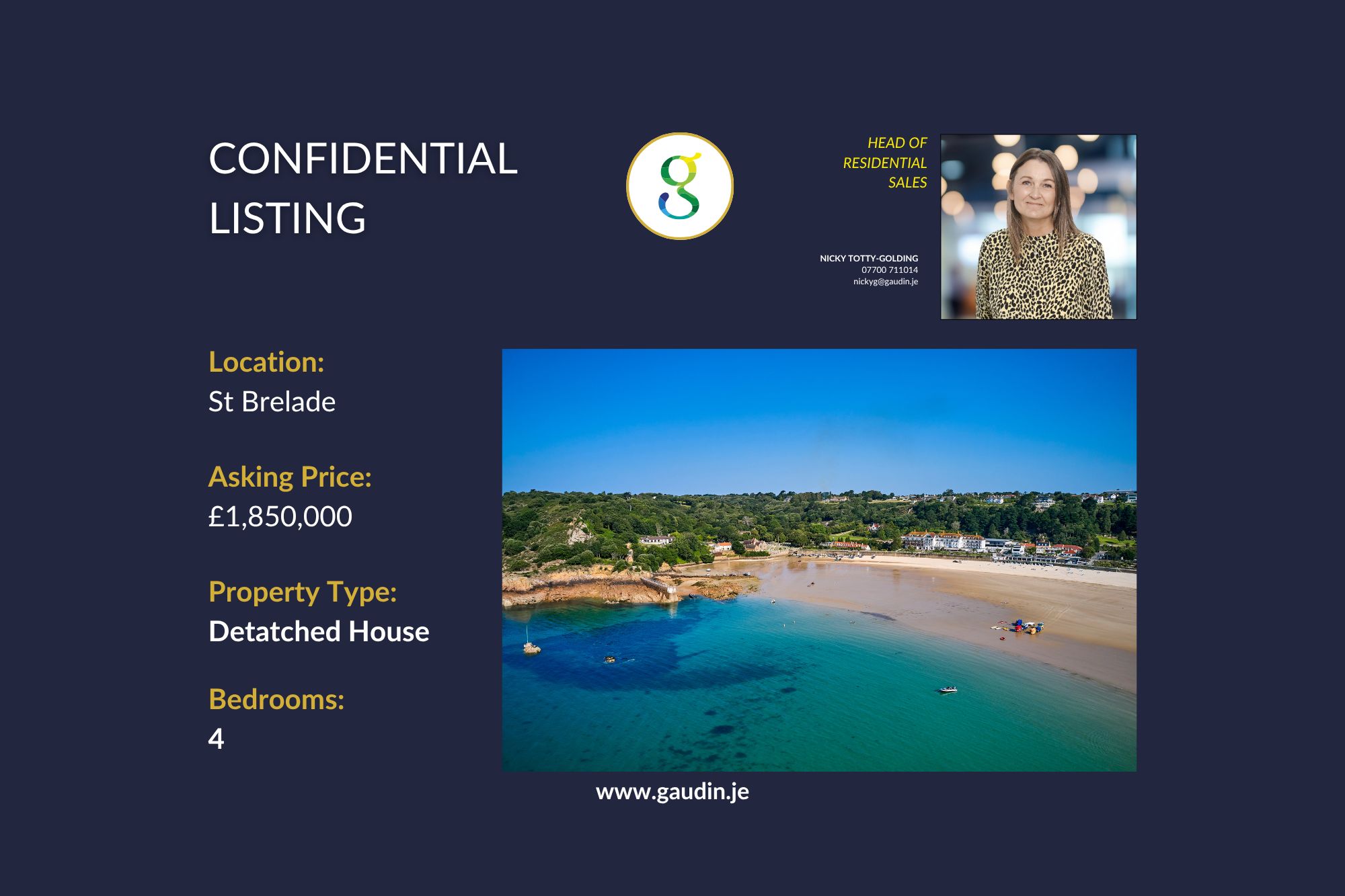 4 bed Detached House For Sale in St. Brelade, Jersey