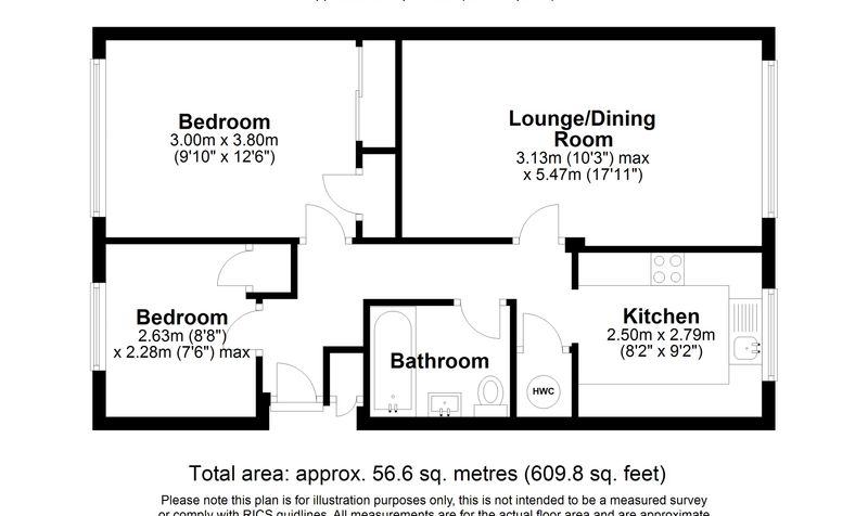 Floorplan for Lakeside Walk