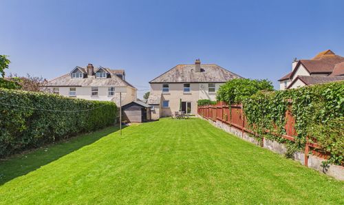 Rear of property