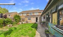 Rear Garden access converted garage / outbuilding.