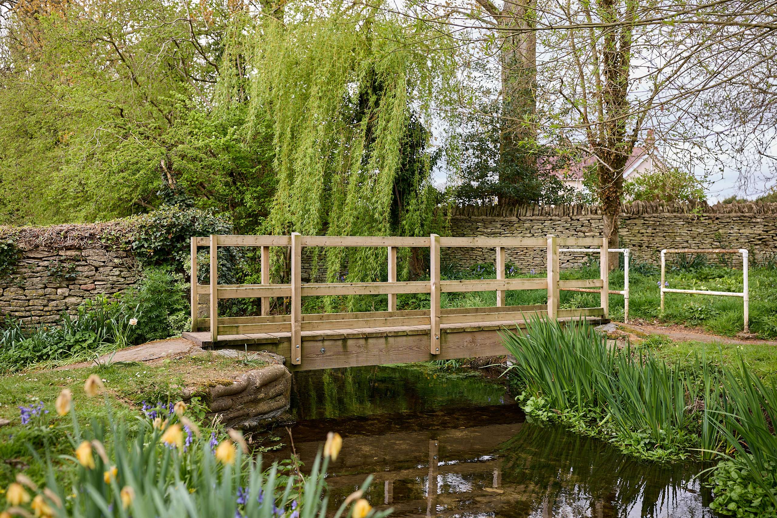 Bridge across Shillbrook outside boundary
