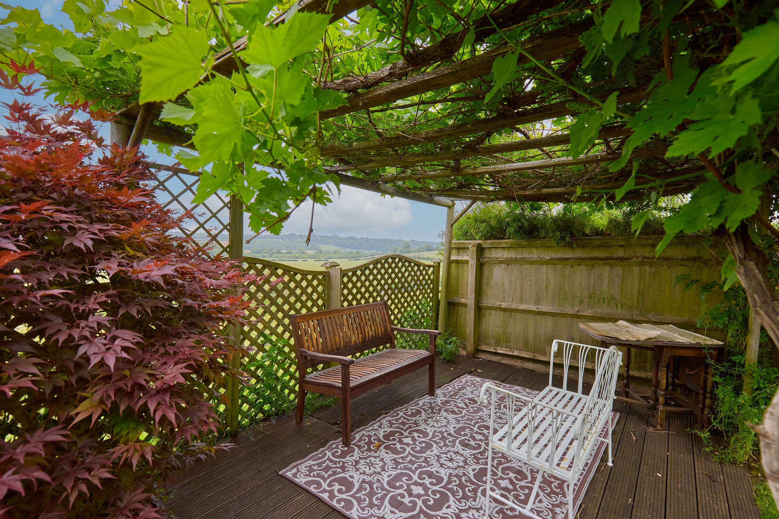 Decked Area in Summer