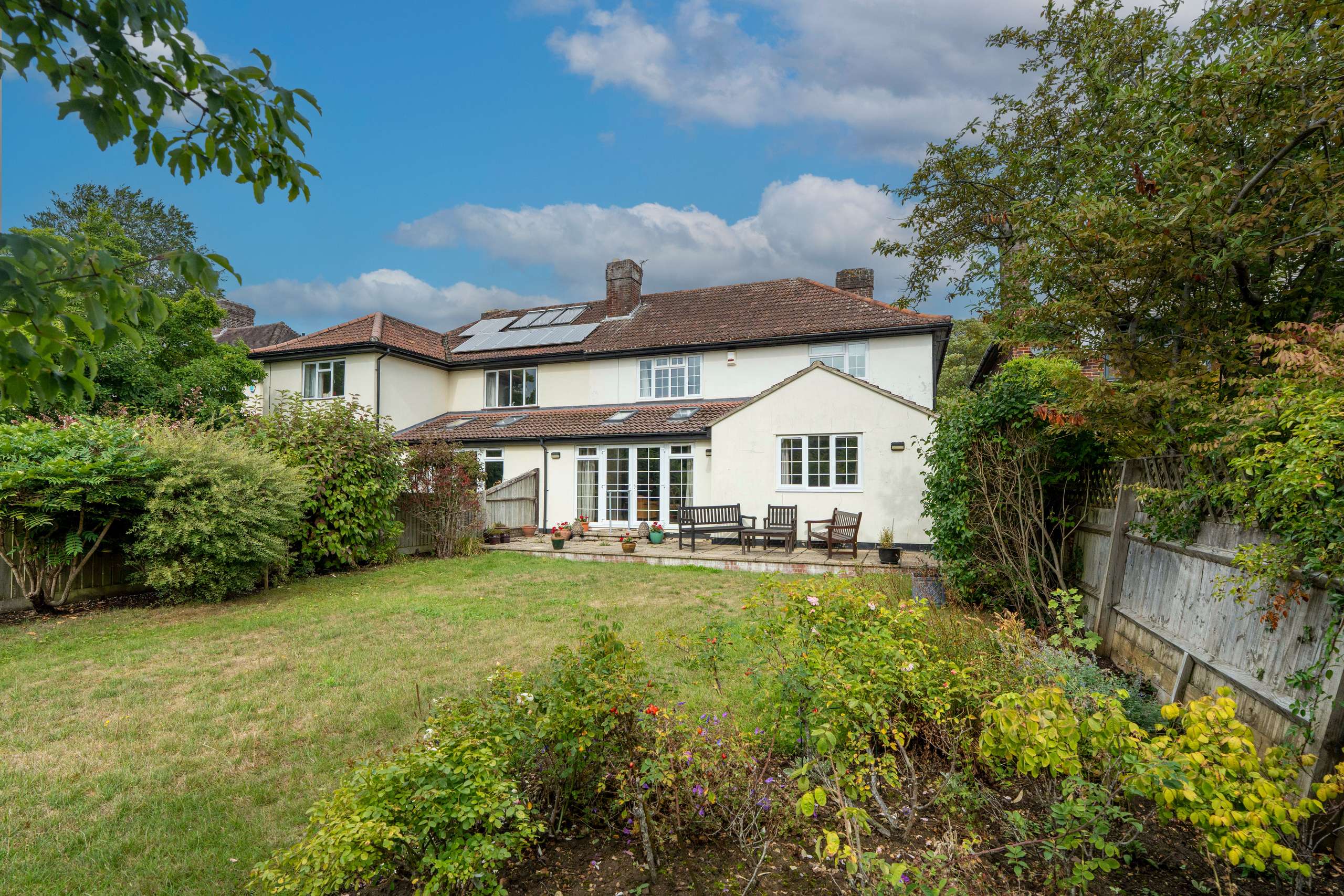 Garden with External Back View