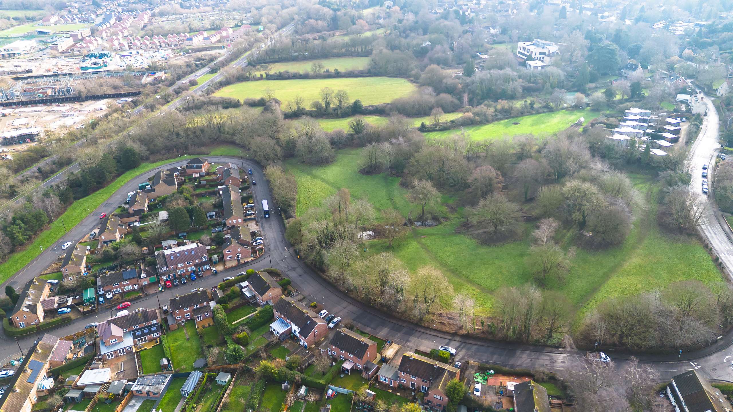Distance Aerial Shot