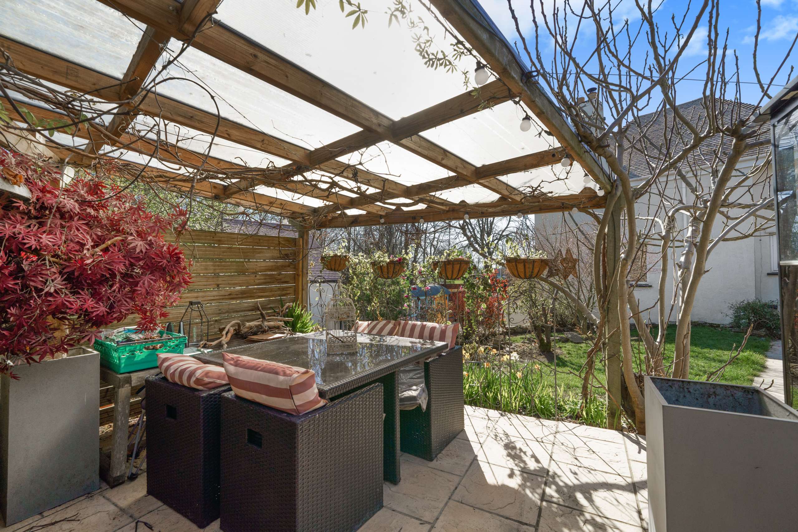 Covered Seating Area