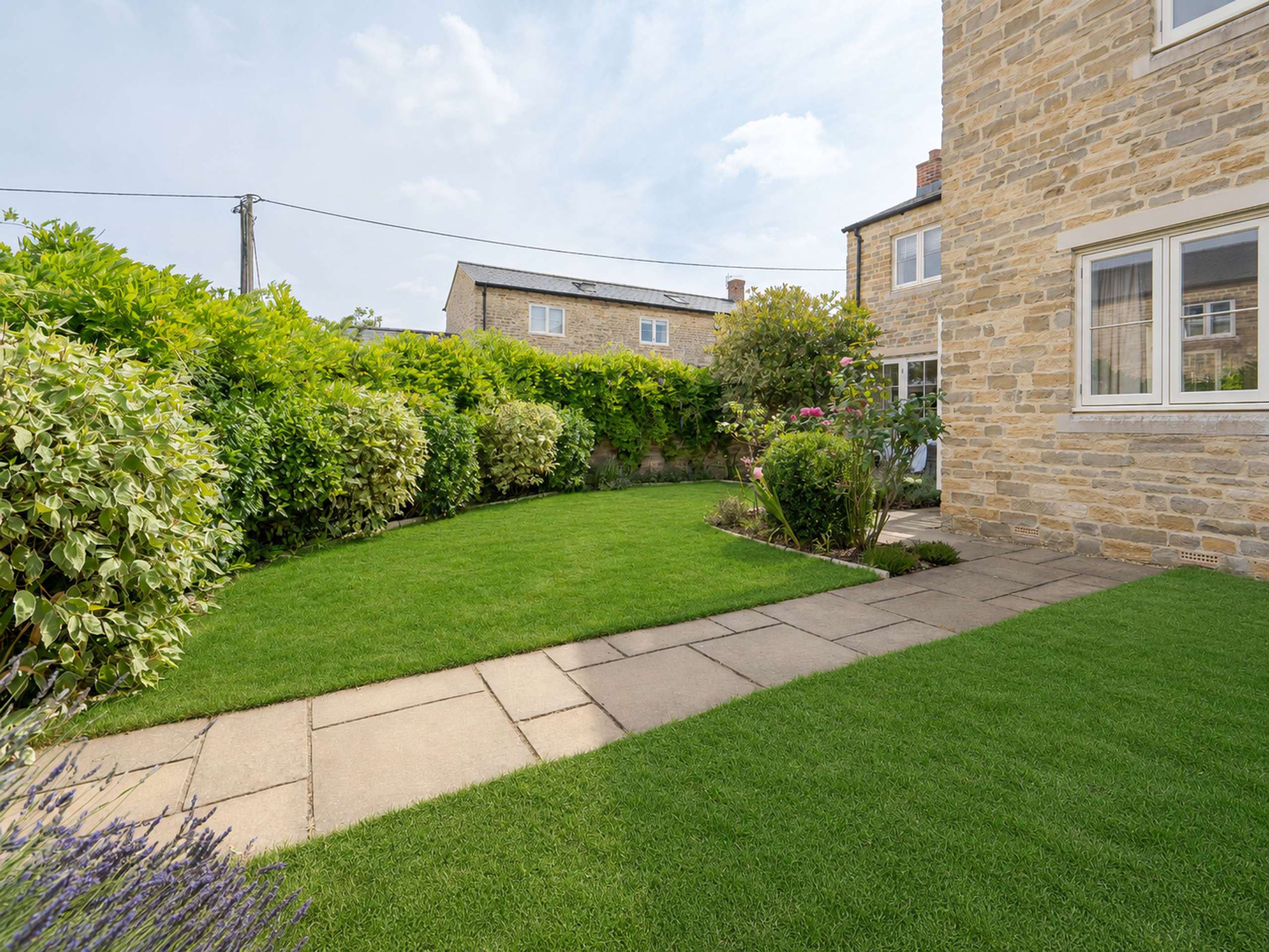 Rear garden