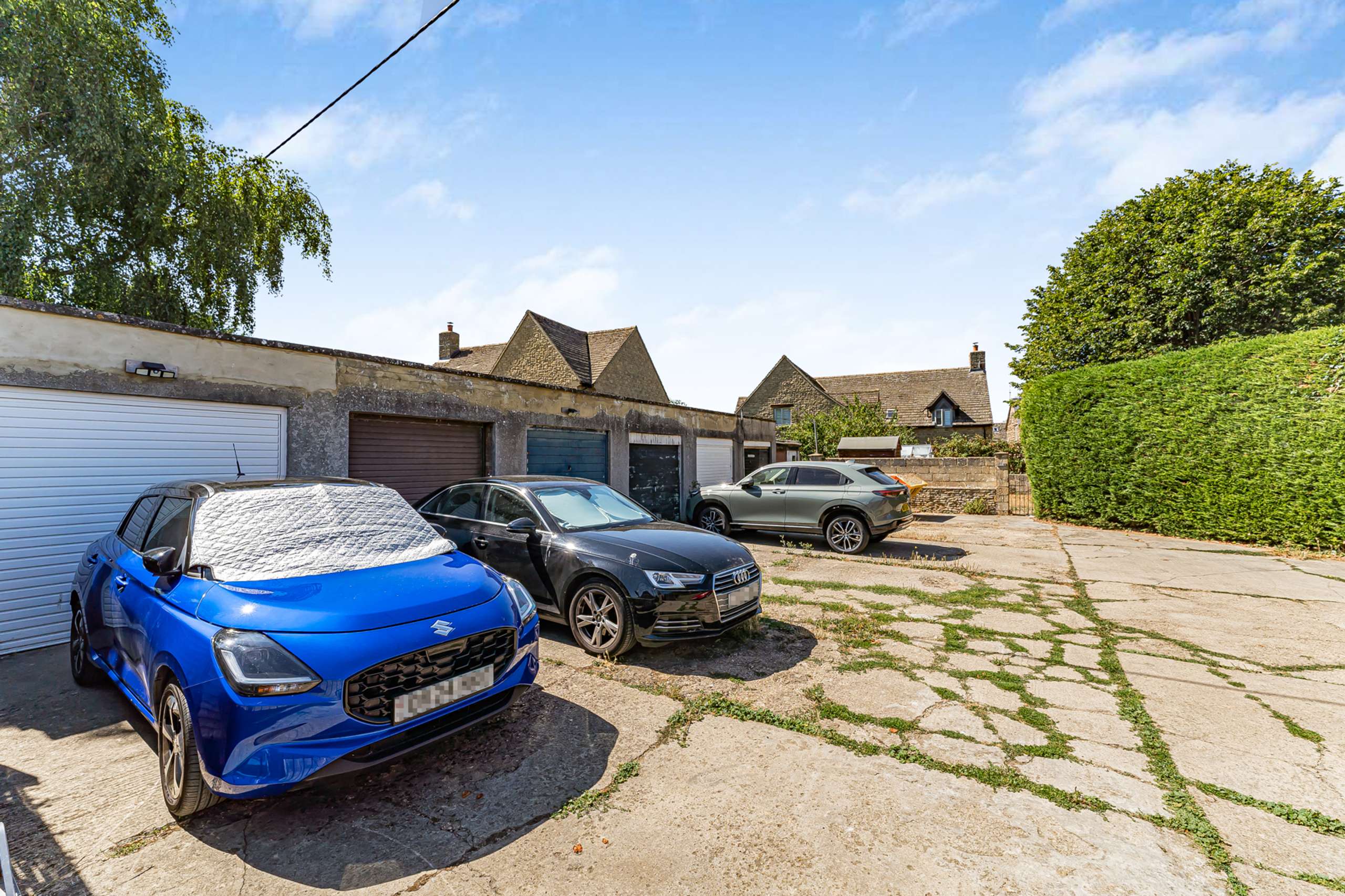 Garage plus space in front