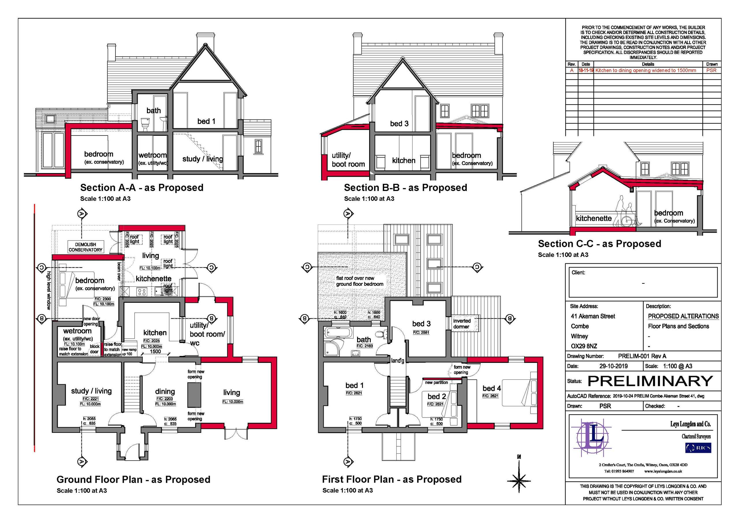 Potential 4 bed layout