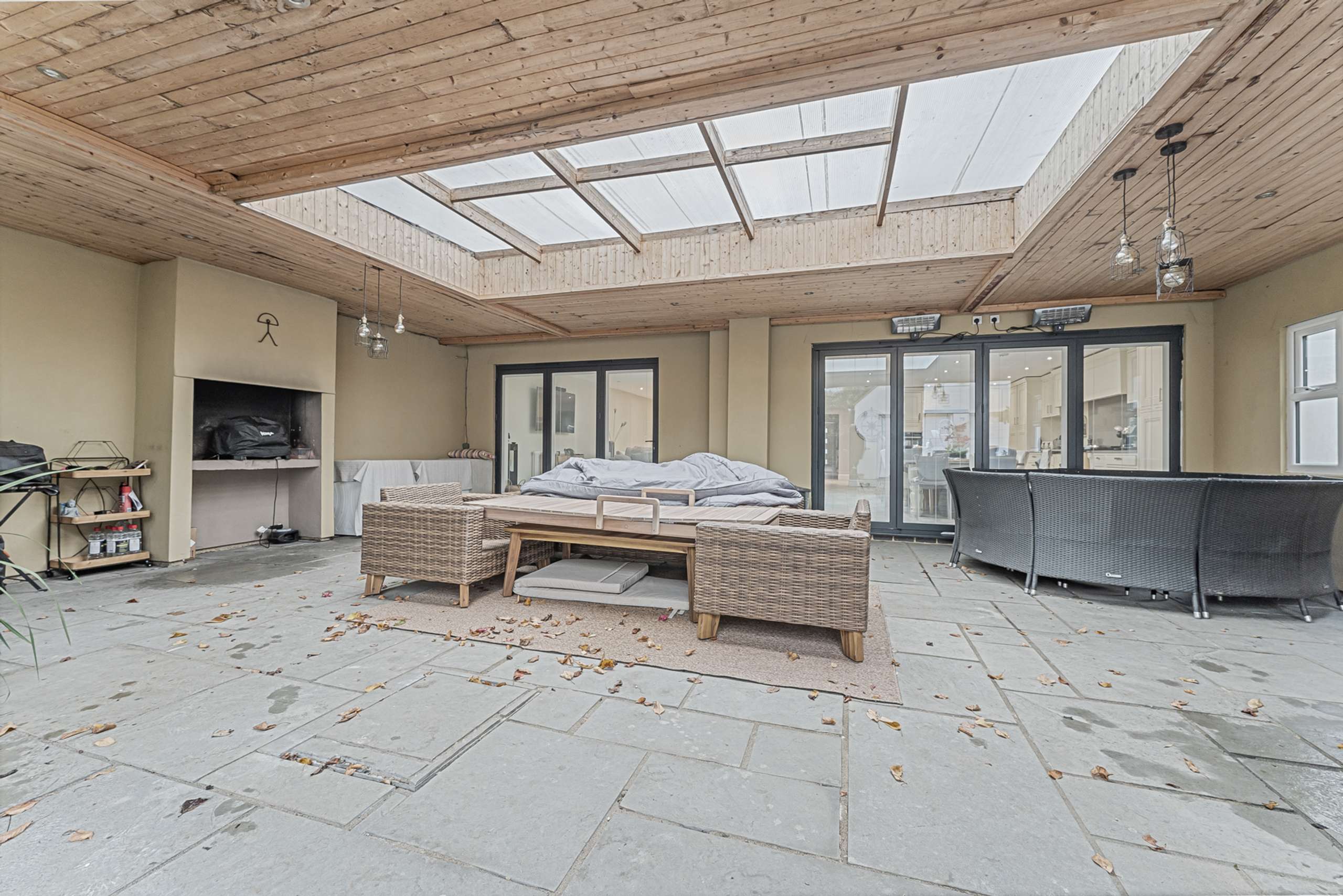 Entertaining Area from the Kitchen & Reception