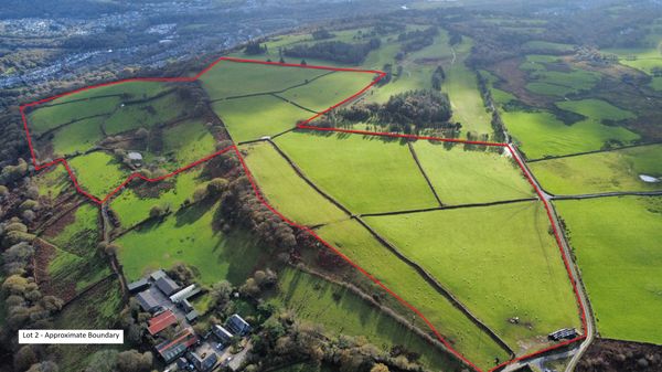 Lot 2 - Approximately 65.39 acres of land, Gelli March Farm